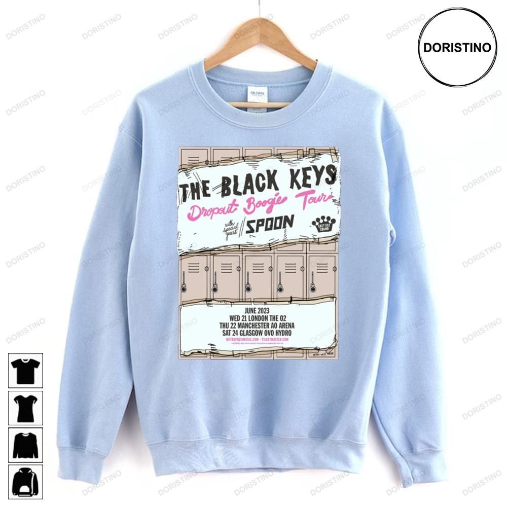 June 2023 The Black Keys Dropout Boogie Tour Awesome Shirts